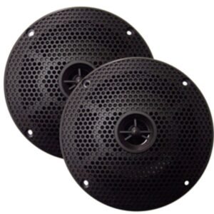 SeaWorthy 5" Round 2-Way Speakers - 75W - Black