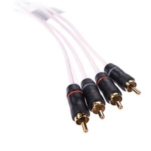 FUSION MS-FRCA6 Premium 6 and #39; 4-Way Shielded RCA Cable