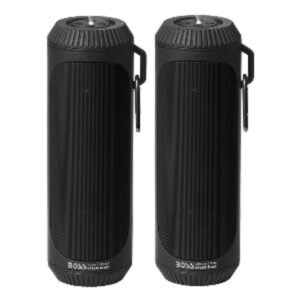 Boss Audio Bolt Marine Bluetooth Portable Speaker System w/Flashlight - Pair - Black