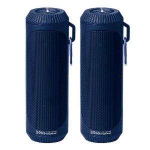 Boss Audio Bolt Marine Bluetooth Portable Speaker System with Flashlight - Pair - Blue