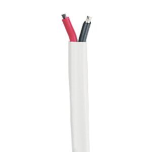 Cobra Wire 6/2 Gauge Flat Multi Conductor Marine Boat Duplex Cable - Red/Black - 100 and #39;