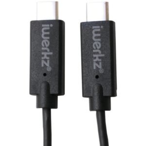 iwerkz 44557 USB-C Male to USB-C Male Cable, 3.28ft