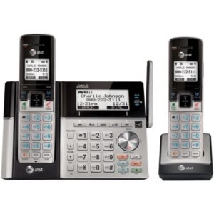 AT and T TL96273 DECT 6.0 Connect-to-Cell 2-Handset Phone System with Dual Caller ID