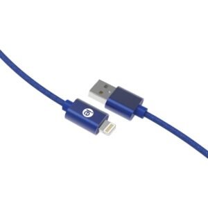 iEssentials IEN-BC6L-BL Charge and Sync Braided Lightning to USB Cable, 6ft (Blue)