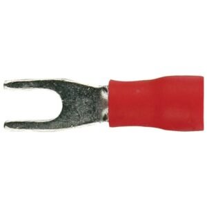 Install Bay RVST6 Vinyl Fork Spades, 100 pk (22-18 Gauge, #6)