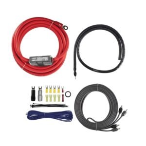 T-SPEC V8-AK4 v8 SERIES 4-Gauge 1,500-Watt Amp Installation Kit with RCA Cables