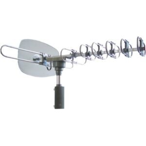 Naxa NAA-351 High-Powered Amplified Motorized Outdoor ATSC Digital TV Antenna with Remote