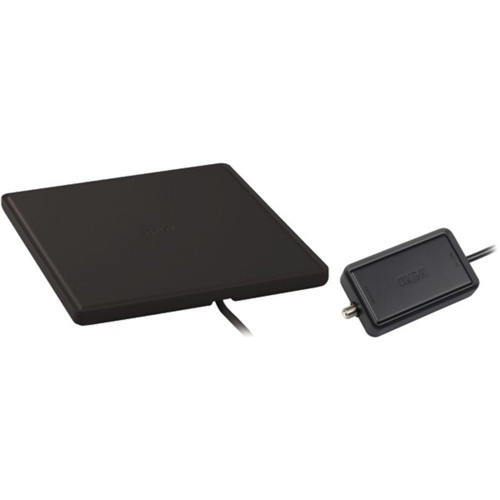 RCA ANT1450B/E Multidirectional Amplified Indoor Flat HDTV Antenna
