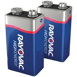 RAYOVAC A1604-2J 9-Volt Alkaline Batteries, 2 pk