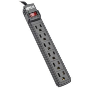 Tripp Lite PS66B Power It! 6-Outlet Power Strip, 6ft Cord