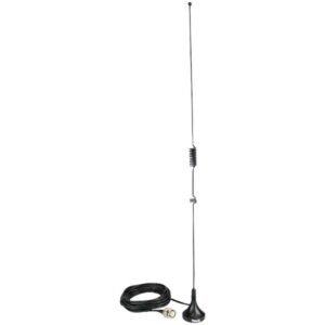 Tram 1089-BNC Scanner Mini-Magnet Antenna VHF/UHF/800MHz-1,300MHz with BNC-Male Connector