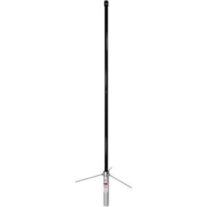 Tram 1477-B Pre-Tuned 144MHz-148MHz VHF/430MHz-460MHz UHF ;Amateur Dual-Band Base Antenna (Black Fiberglass)