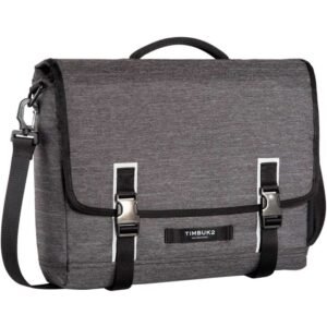 Timbuk2 Closer Carrying Case (Briefcase) for 15 Notebook - Jet Black - Water Resistant - Polyester, Neoprene Pocket - Handle, Shoulder Strap - 13 Height x 15.4 Width x 3.1 Depth
