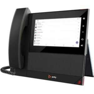 Poly CCX 600 IP Phone - Corded - Corded/Cordless - Wi-Fi, Bluetooth - Desktop - VoIP - Speakerphone - USB - PoE Ports - Color