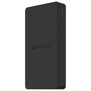 Mophie Charge Force Powerstation - For USB Device, Smartphone, Tablet PC - Lithium Polymer (Li-Polymer) - 10000 mAh - 5 V DC Output - 5 V DC Input - 2 x - Black