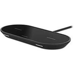 Mophie 409903633 Dual Wireless Charging Pad with USB-A Port-Black