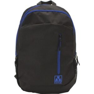M-Edge Flex BPK-FL6-N-BB Carrying Case (Backpack) for 15 Notebook - Black, Blue - Nylon - Shoulder Strap - 5 Height x 14 Width x 18.5 Depth