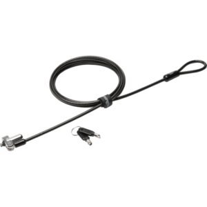 Kensington N17 Keyed Laptop Lock for Dell Laptops On Demand - Master - Carbon Steel - 6 ft - For Notebook, Tablet