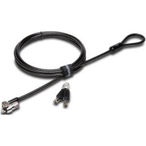 Kensington K65020WW MicroSaver 2.0 Keyed Laptop Lock - Black, Silver