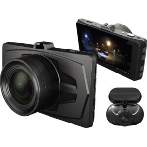 RSC-DUDUO-E1 Digital Camcorder - 3 LCD - Exmor CMOS - Full HD - 16:9 - MOV, H.264 - HDMI - USB - microSDHC - Memory Card - Suction Mount, Dashboard Mount