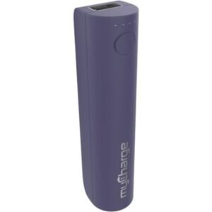 RFA Brands Style Power Power Bank - For USB Device, Smartphone, Mobile Phone - Lithium Ion (Li-Ion) - 2200 mAh - 1 A - 5 V DC Output - 5 V DC Input - 2 x - Purple, Gray