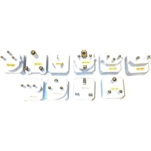 Sole Source TPAK-10EP-TAA Universal WorldWide Travel Adapter Set - South America, Europe, Asia, North America - 10 Pieces